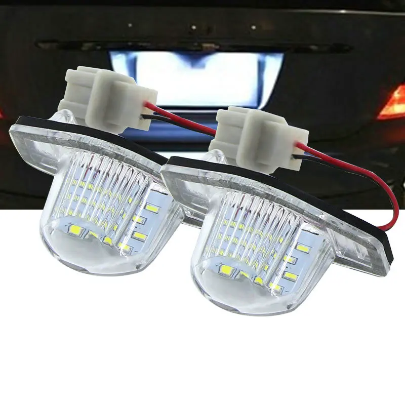 LED rear license plate lamp  apply  Hon-da  Fit Odyssey CRV, Allison  Rear license plate bright light