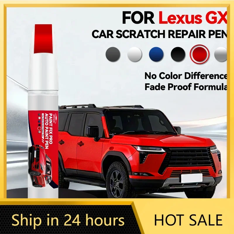 

Ручка-корректор для ремонта лакокрасочного покрытия автомобиля Lexus GX 2002-2025: серебристый 1J7, белый 085, зеленый 6X4, цвет ириса (Caviar)