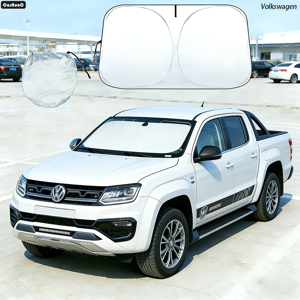 

Car Windshield Sun Shade For Volkswagen Amarok Sunshade Sun Visor Protector UV Heat Shield