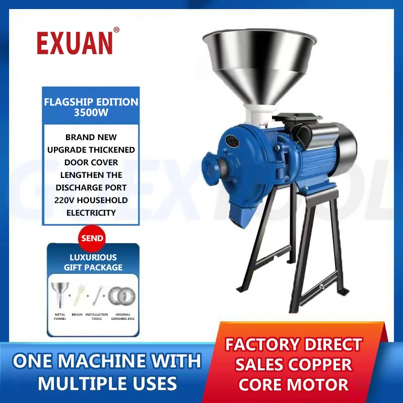 

Commercial Corn Grinder Pellets Wheat Milling Machine Flour Mill Medicine Pulverizer Cereal Grain Crushing And Refining Machine