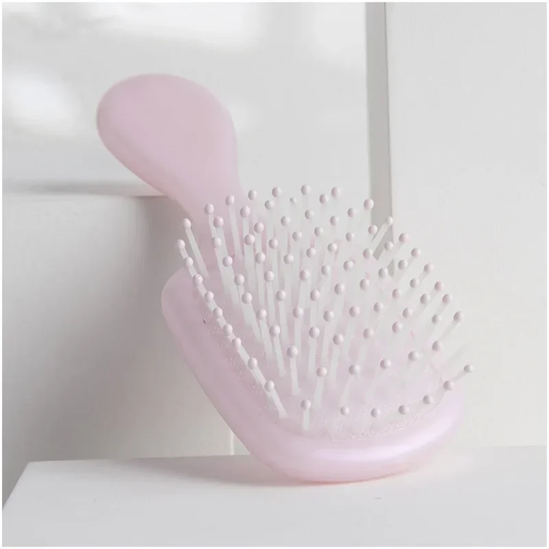 Candy Color Air Cushion Hair Comb Portable Anti-static Smooth Mini Children Hair Brush Sweet Girls Scalp Massage Hair Care Comb