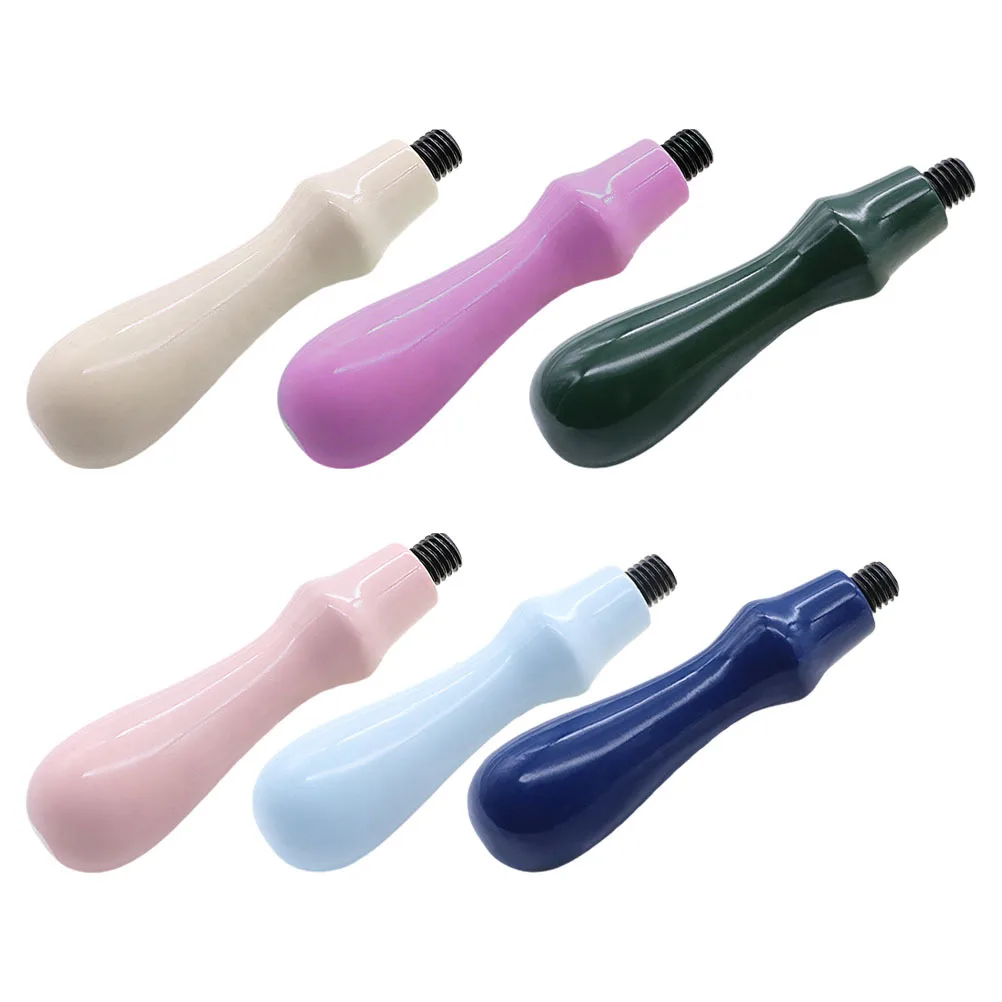 

6Pcs Wooden Wax Seal Stamp Handle Vintage Style for Invitation Cards Wedding DIY Scrapbooking Envelope Sealing Craft