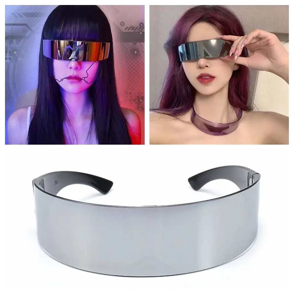 Y2k trend ige Frauen Männer Brillen zukünftige Krieger Mode Gothic Sonnenbrille super coole Sonnenbrille randlose UV-Schutz Sonnenbrille