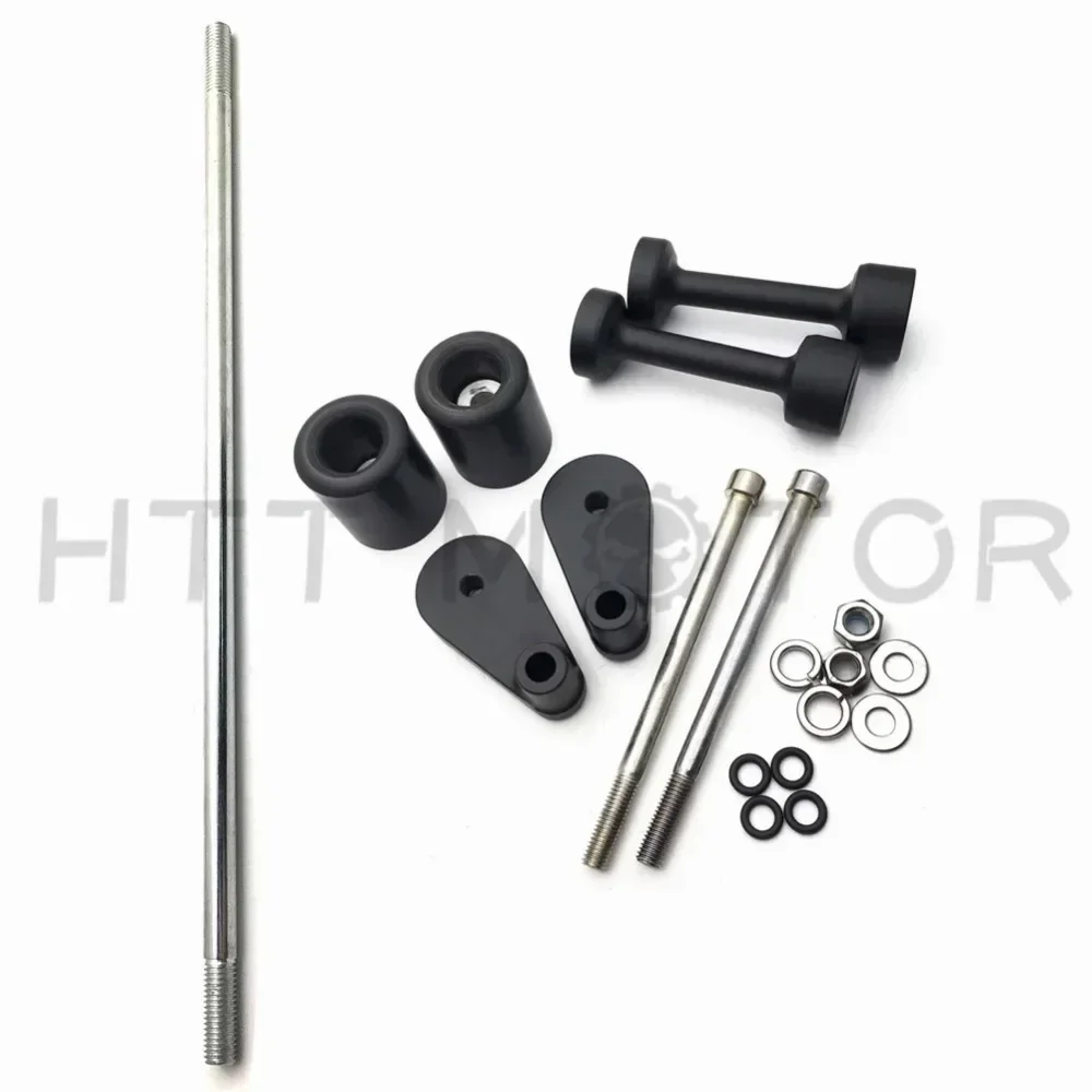 

Aftermarket Motorcycle Parts No Cut Frame Slider for Kawasaki Ninja 250/250R/EX250 2008-2013 Black