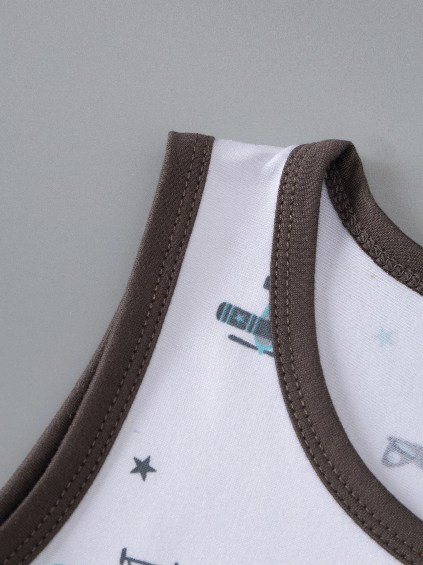 3/5-teiliges Set mit mehrfarbigen Cartoon-Westen für Kinder für alle Jahreszeiten, lässig und attraktiv, mit Rundhalsausschnitt und ärmellos. – Detail 24
