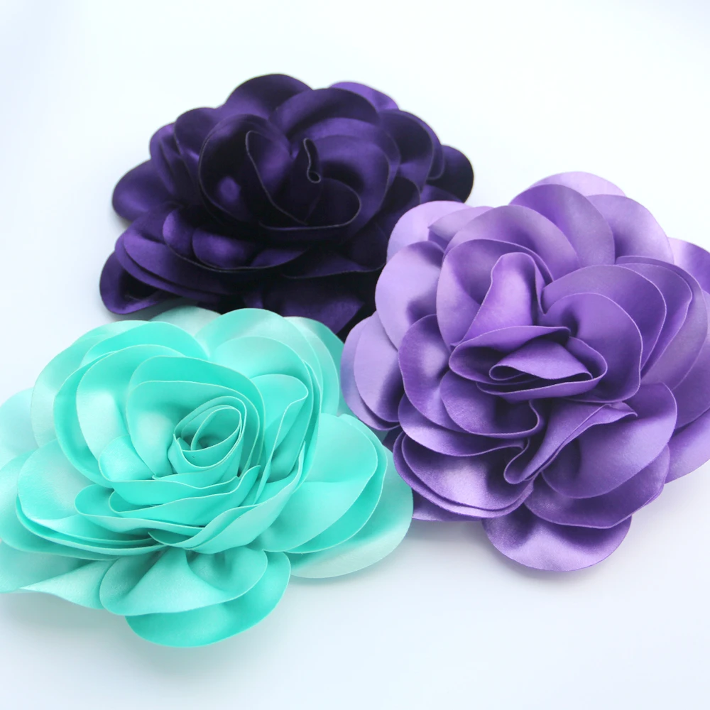 

19 см модная большая брошь с цветком, красочная атласная ткань, брошь с французским цветком, костюм ручной работы, свитер, пальто, декор, булавки, броши