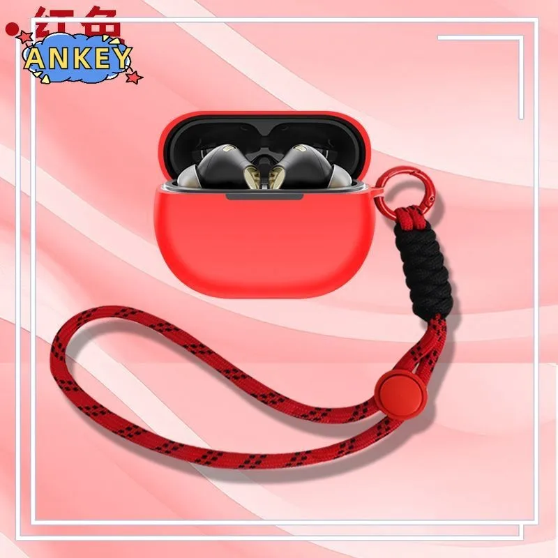 Case for Soundpeats Capsule3 Pro Pro+ Plus Protective Nylon Lanyard Soft Cover Headphone Shells Hand Rope Strap Accessories