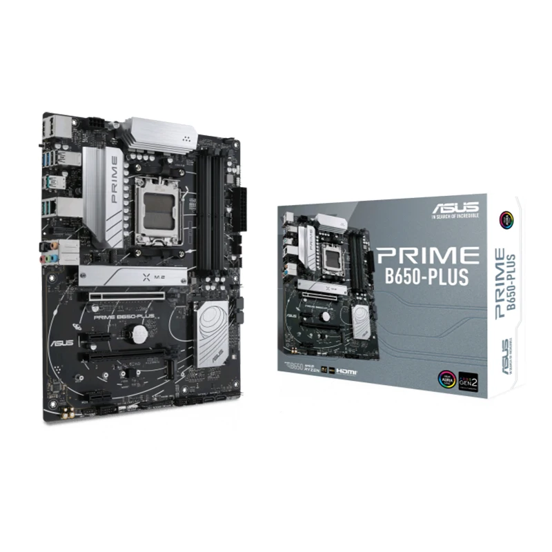 새로운 ASUS 프라임 B650-PLUS 마더 보드 소켓 AM5 AMD B650 오리지널 데스크탑 PCI-E 5.0 m.2 sata3 메인 보드 