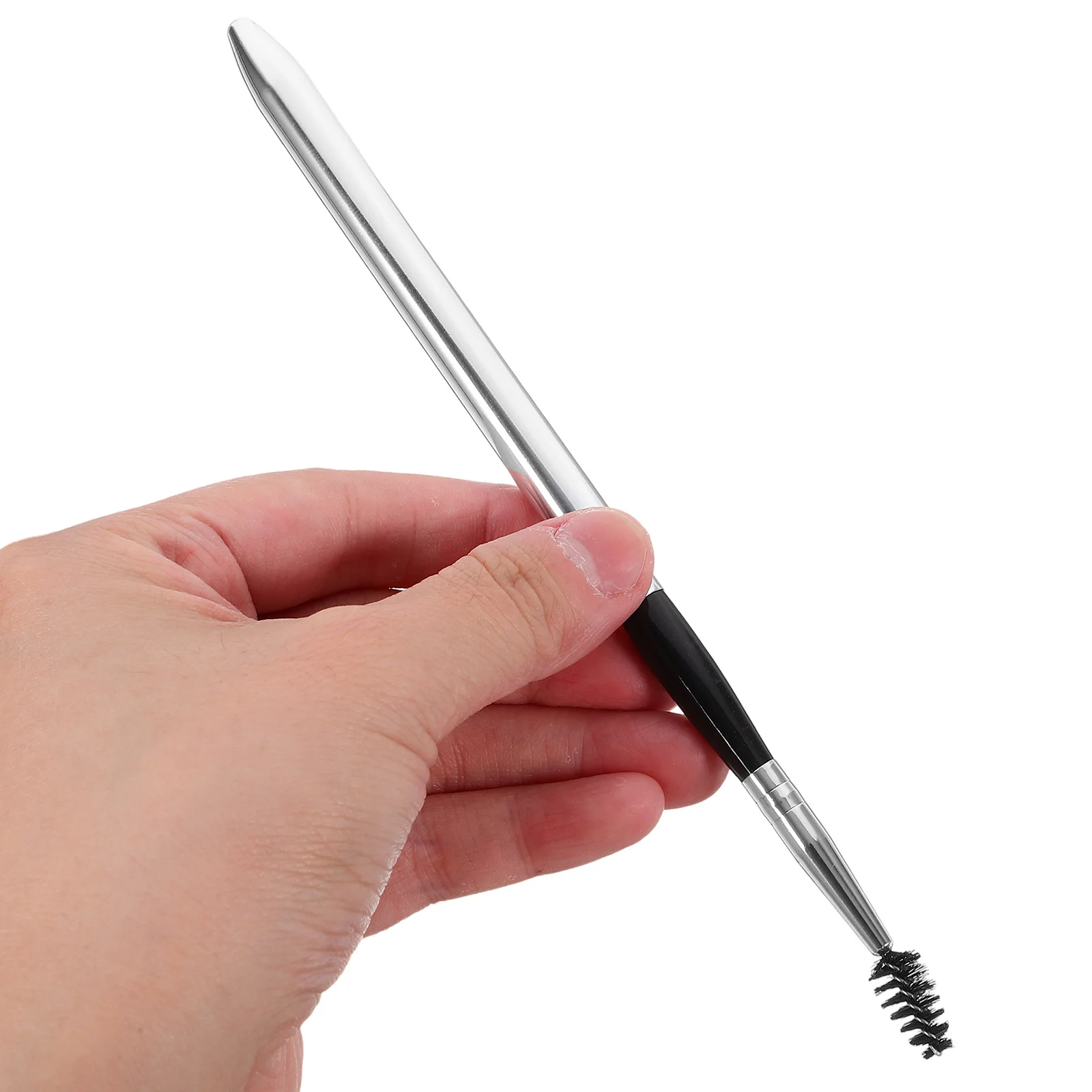 

2Pcs Lash Brush Eyelash Curl Tool Durable Rust Resistant for All Lash Types Easy Use Portable Eye Makeup Tool Eyelash Brush