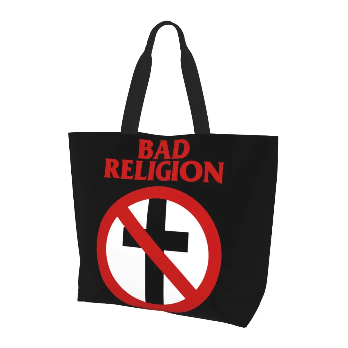 bad religion Punk Rock American Women Shoulder bag 40X50cm Tote bag Shopping handbag Convenient Travel Book Custom Logo