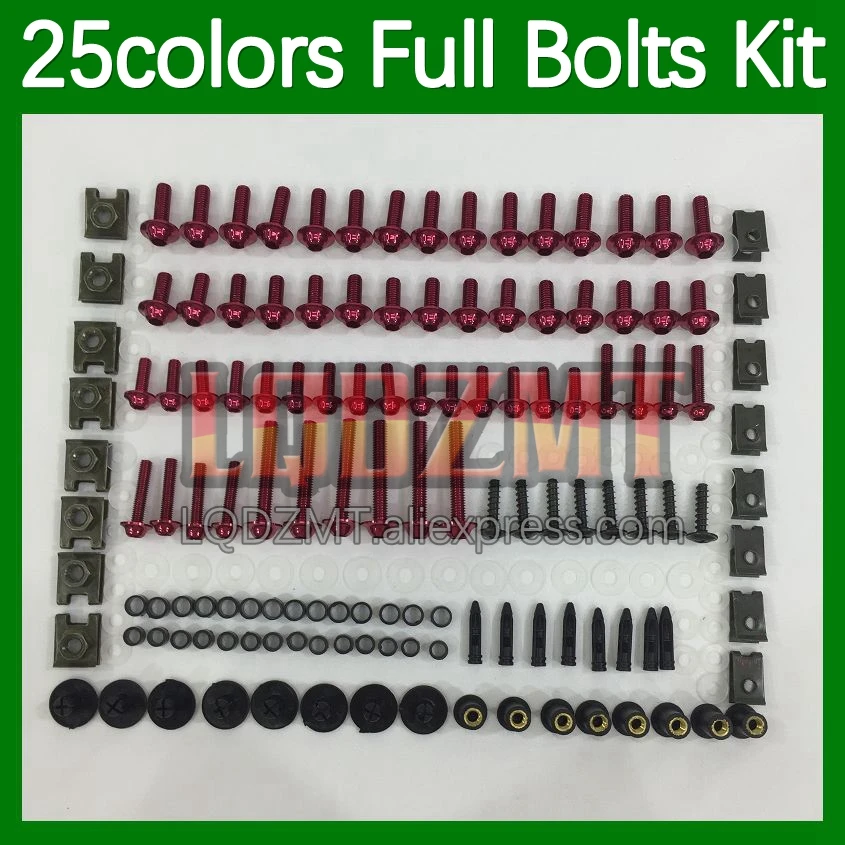 268pcs Body Bolt Full Screws Kit For KAWASAKI NINJA ZX10R ZX 10R 10 R ZX-10R 2016 2017 2018 2019 2020 Fairing Bolts screw Nut