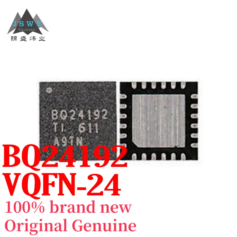 

(5/50 pieces) BQ24192RGER BQ24192 VQFN24 Battery Charger Chip, Integrated IC Chip, Brand New Original, Free Shipping