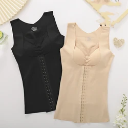 Women Four Rows Eighteen Buttons Gathered Underwear Women Tummy Tuck Bras Female  Breathable And Comfortable Corretive Brassiere