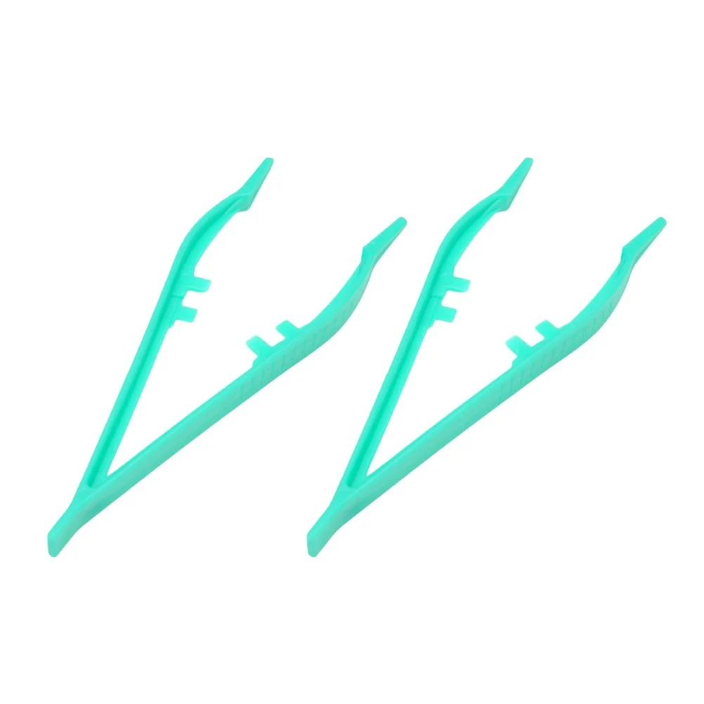 

20pcs Plastic Reptile Feeding Clamp Green Durable Rustproof Easy Clean For Turtle Tank Terrarium Feeder Tool Pet Feeding