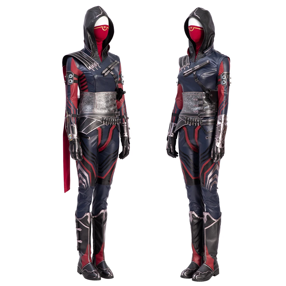 Apex S13 Wraith Cosplay New Evil Skin Outfits Women Halloween Carnival Fighter Ninja Costume Theme Party Superhero Battle Suit