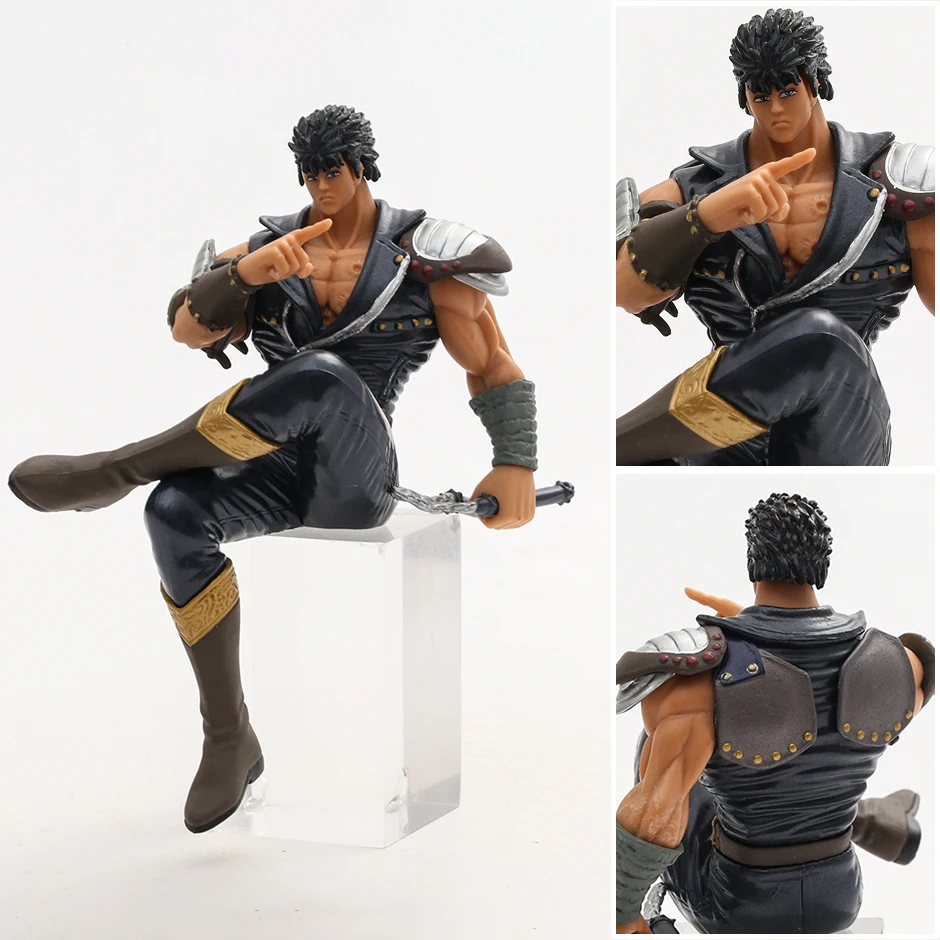 14cm Hokuto No Ken Kenshiro Noodle Stopper Figure PVC Collection Model Toy Doll Brinquedos