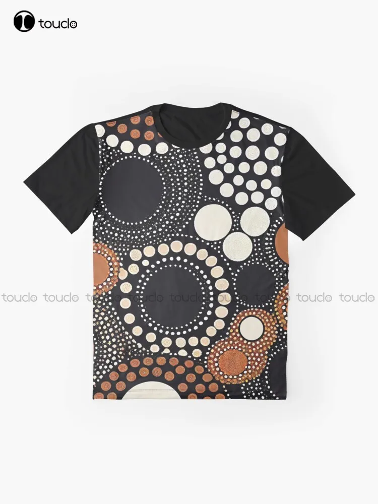 Abstract Aboriginal Art Aboriginal Graphic T-Shirt Digital Printing Tee Shirts Streetwear Xxs-5Xl New Popular Unisex