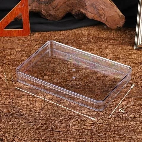 

Прямоугольный прозрачный акриловый контейнер для хранения, для продуктов, снеков, сухофруктов, маленький ящик для кухни