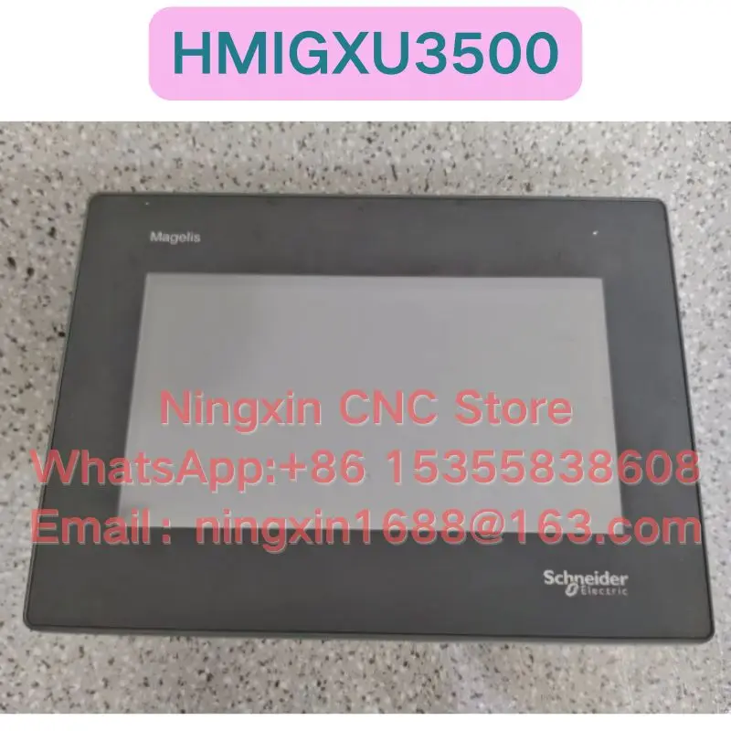 

Функциональный тест сенсорного экрана HMIGXU3500 б/у в порядке