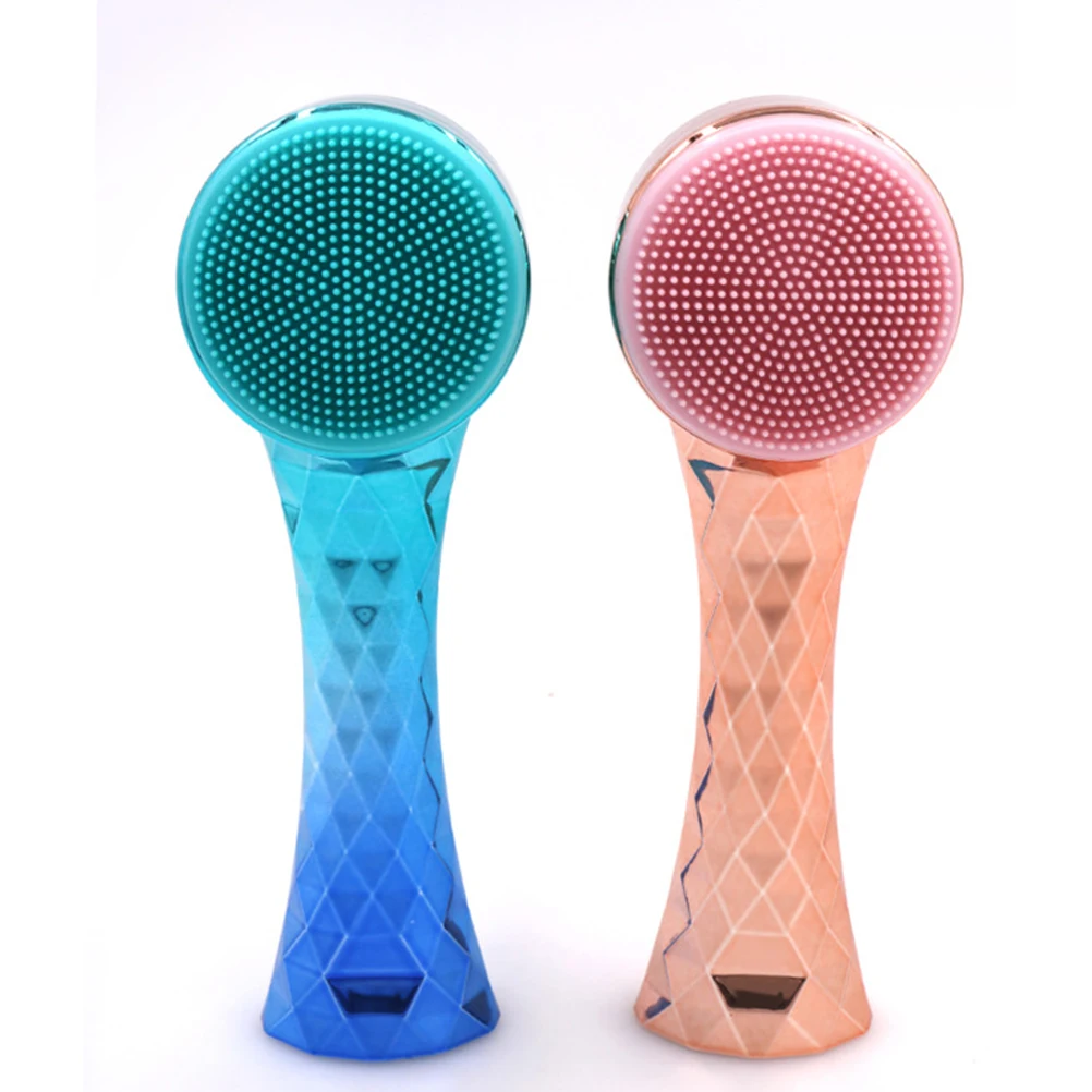 

Facial Cleansing Brush Small Massage Ergonomic H Care Tool for Face Body Cleaning Travel Home Use Durable Plastic