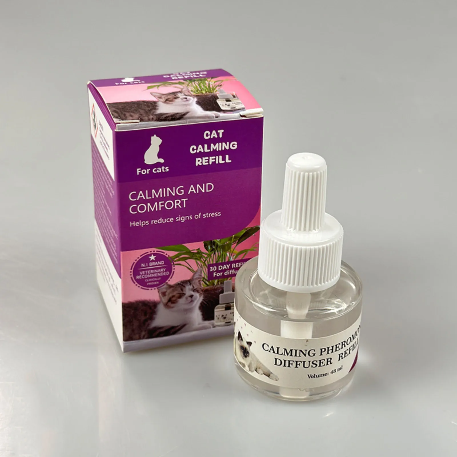 48ML Cat Pheromones Prevent Cats From Scratching And Urinating. Cat Pheromones Anti-Stress Emotional Soothing Agent For Cats.