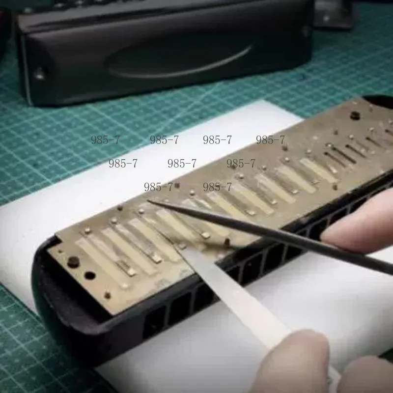 28-Hole Chromatic, Diatonic and Tremolo Harmonica Repair & Maintenance Tool Set, Multi-Brand Compatible