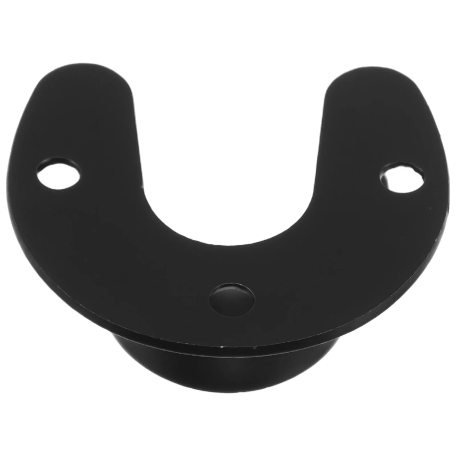 

Stainless Steel Closet Rod Bracket Black Flange Base for Clothing Rods Rv Shower Curtain Easy Installation Stable