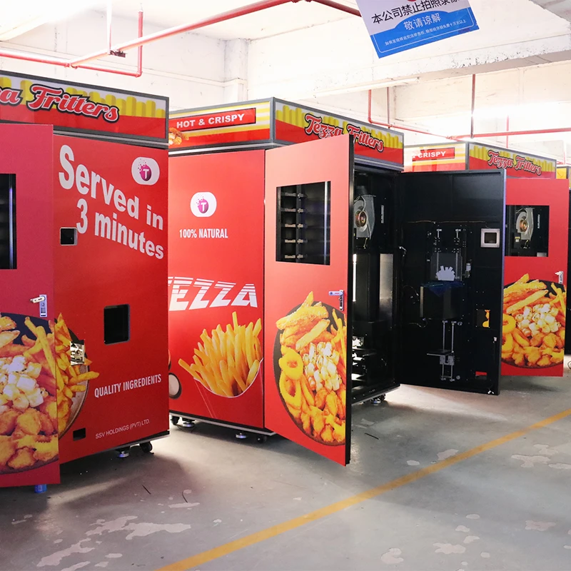 ماكينة بيع ذكية للأطعمة الساخن - مراجعة Popcorn Vending Machine وسعره