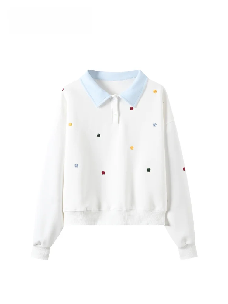 

Loose Fit Long Sve Ne Sweatirt Women's Casual Winter Top plus Size Comfortable Loose Sle Spring Faion