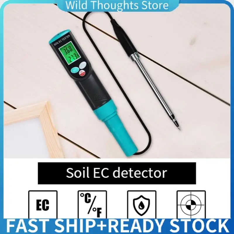 

Waterproof Soil EC And Temperature Meter Digital Tester For Potted Plants Gardening Agriculture Farm-[Qahk]