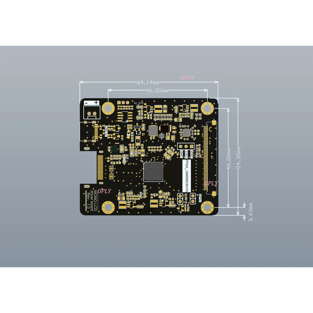 Imagem -03 - Placa Controladora de Impressora 3d 10.1 Polegada 12k Alta Precisão 11520x5120 Lcd Preto Painel Branco Compatível com Hdmi tipo c Diy