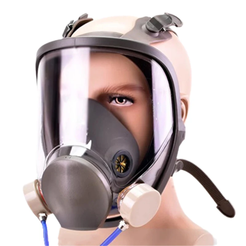 Air-Supplied 6800 Gas MaskDust Filtration SystemChemical Coating MaskSafety ProtectionFull Face MaskAir Filtration System