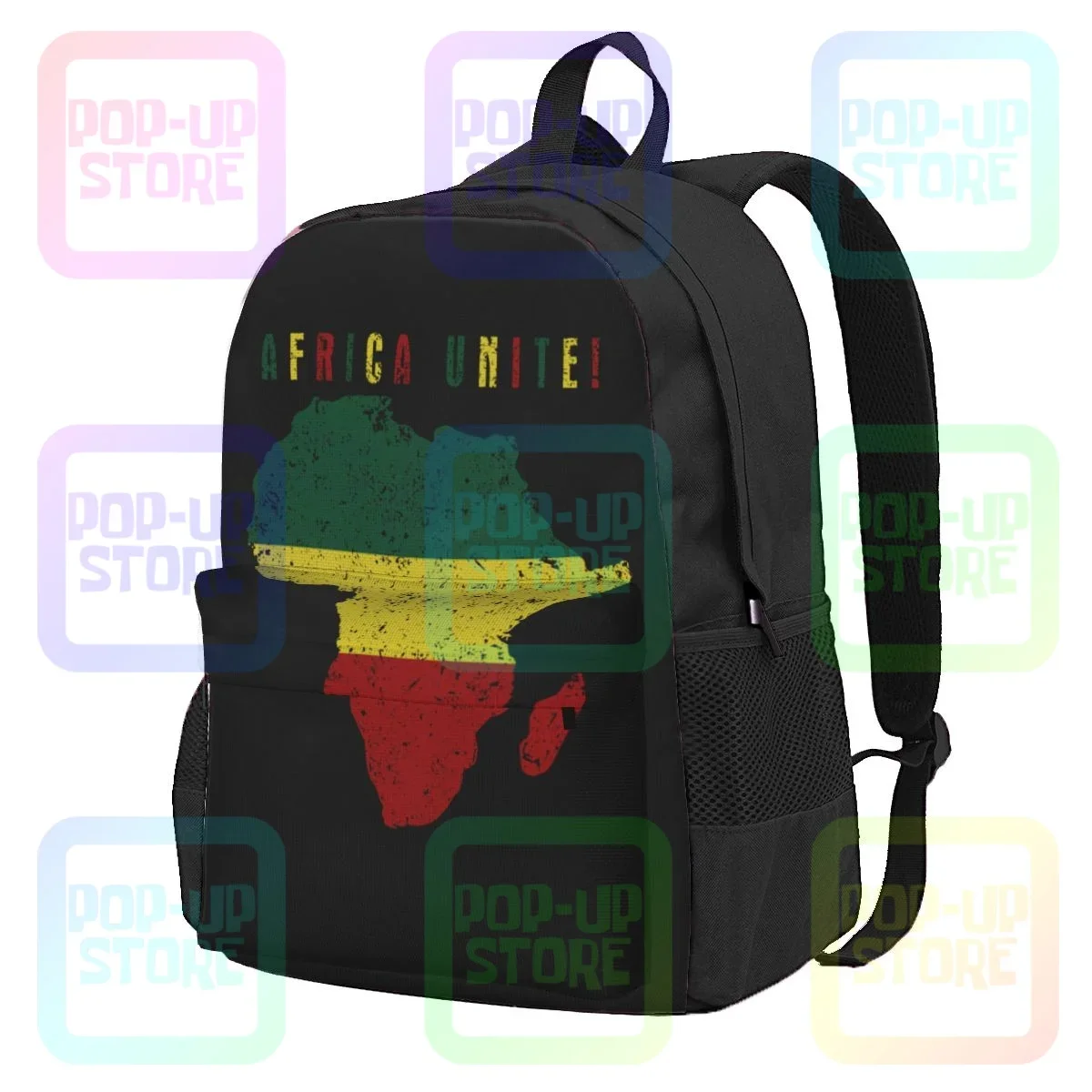 

Rasta Rastafari Babylon Irie Reggae Jamaica Ethiopia Large Capacity Backpack Portable Sports Bag