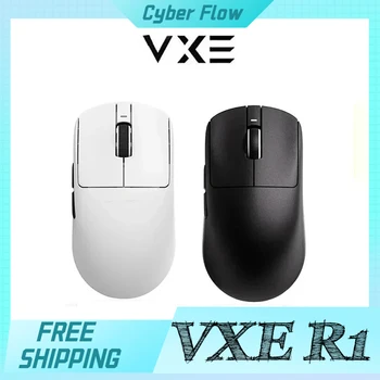 Vgn Vxe 드래곤플라이 R1 프로 맥스 게임용 마우스, 충전식 블루투스 마우스, 게이머 Paw3395, 경량 인체 공학적 무선 마우스, Esport