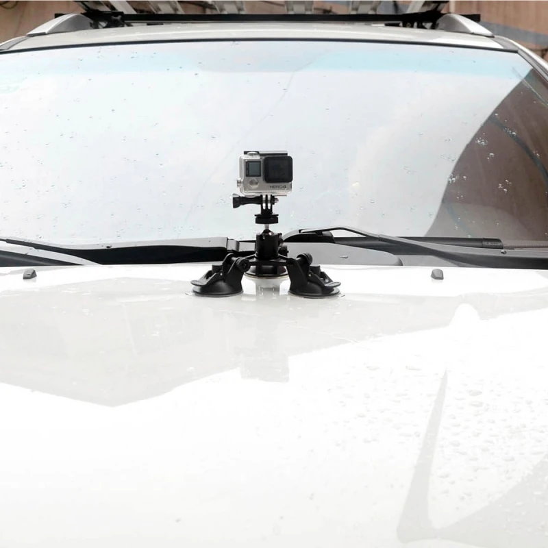 Tri-angle Car Suction Cup Glass Holder Tripod Mount for Insta360 X5 X4 X3 Dji Action 5 Pro 4 3 Hero 12 11 10 Camera Accessories image 5