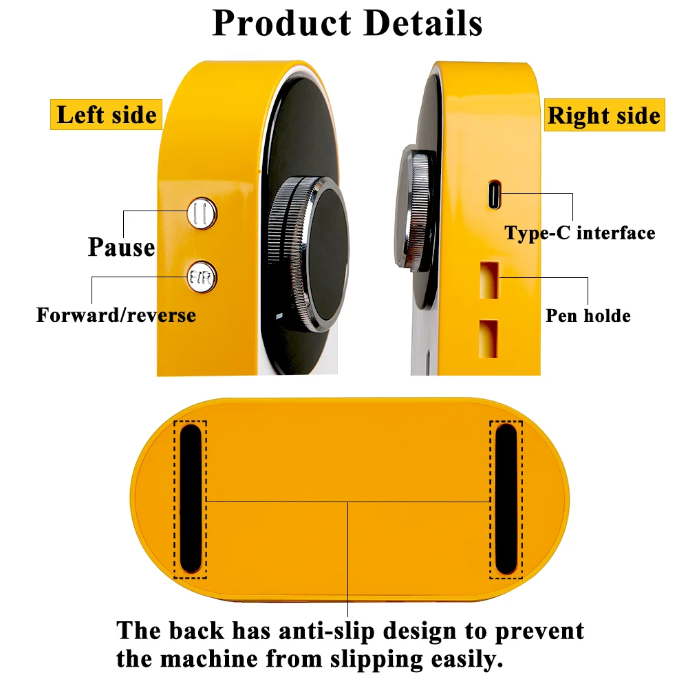 45000 U/min wiederaufladbare elektrische Nagelbohrmaschine, professionelle Nagelbohrmaschine für Gel-Nagellack, tragbare Nagelfeile, Maniküre-Werkzeug