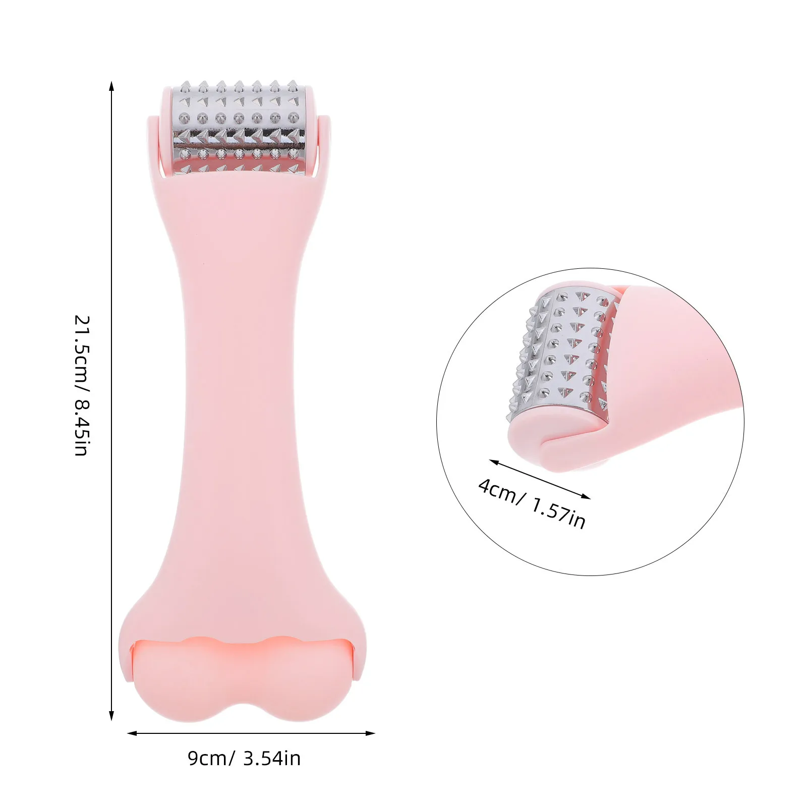 ビューティーインポート フェイシャルコンターマッサージャー Vシェイプリフティング 二重あご軽減 アイケアツール ポータブルスキンケアデバイス ピンク