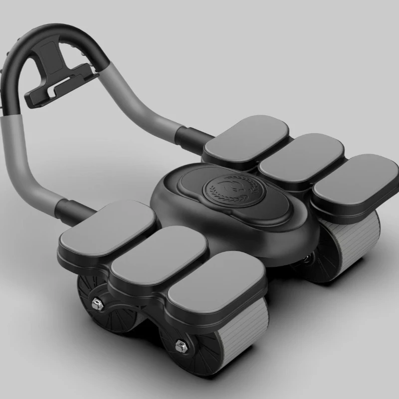 Multifunctional Auto Rebound Ab Roller Portable Abdominal Trainer Weight Loss Body Building Home Fitness Equipment