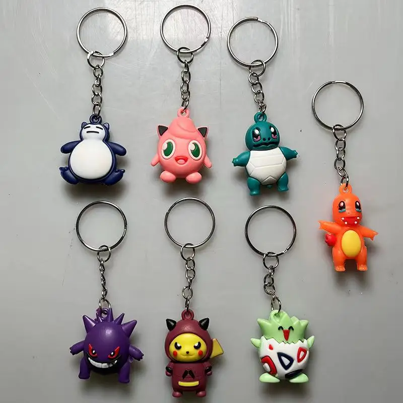 Breloczek Pokemon Blind Box, Figurka Niespodzianka, Urocza Figurka Anime z Dzwoneczkiem do Dekoracji Torby, Kolekcja Prezentów dla Dzieci