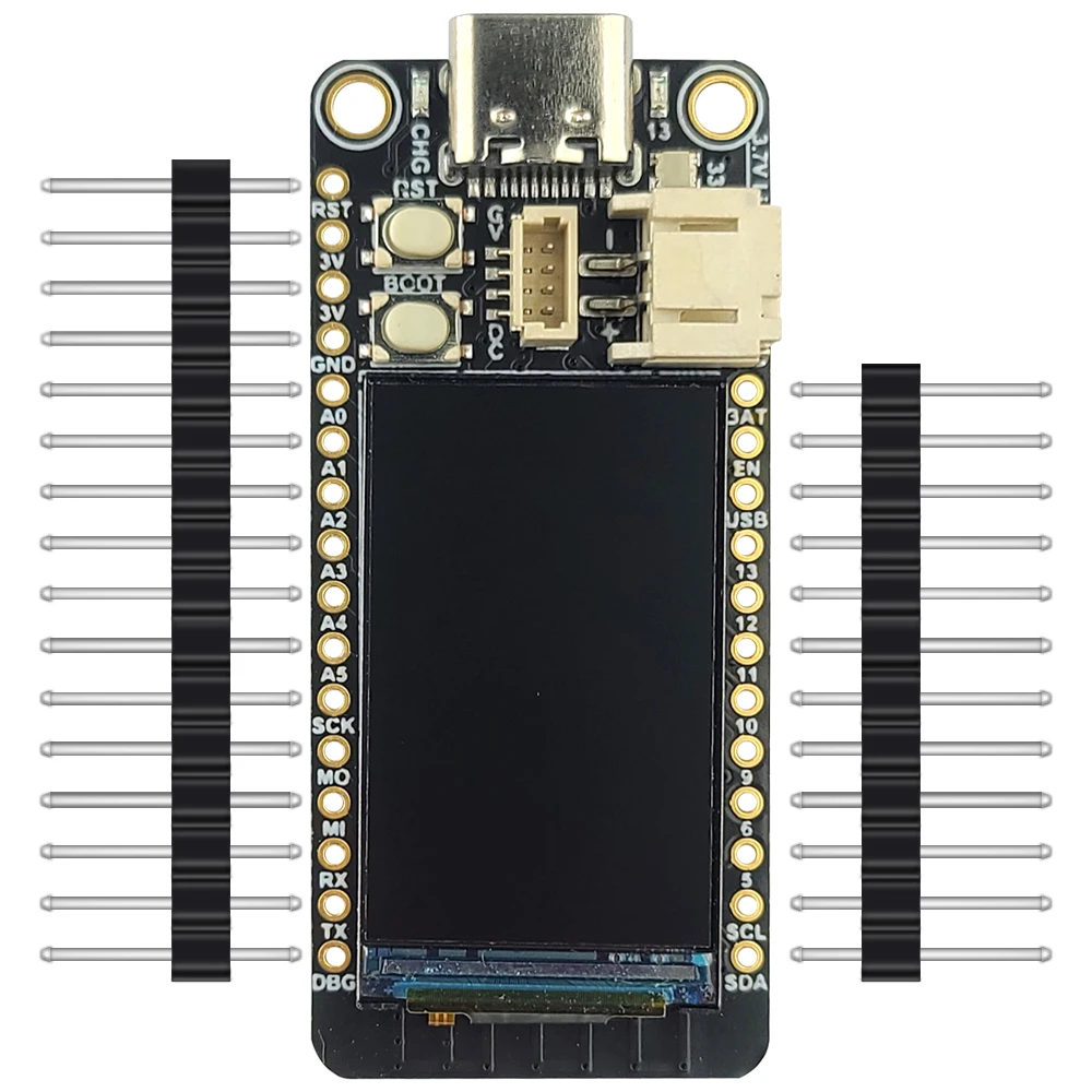 Imagem -02 - Placa de Desenvolvimento com Porta de Alimentação Ph2.02p 114 Tft Display Módulo Arduino Mcu Usb tipo c Esp32 s3