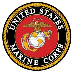 Personality  for The U.S. Marine Corps Creative Logo Hot Personality Car Decal Decal High Quality Vinyl Scratch Decal, 10cm