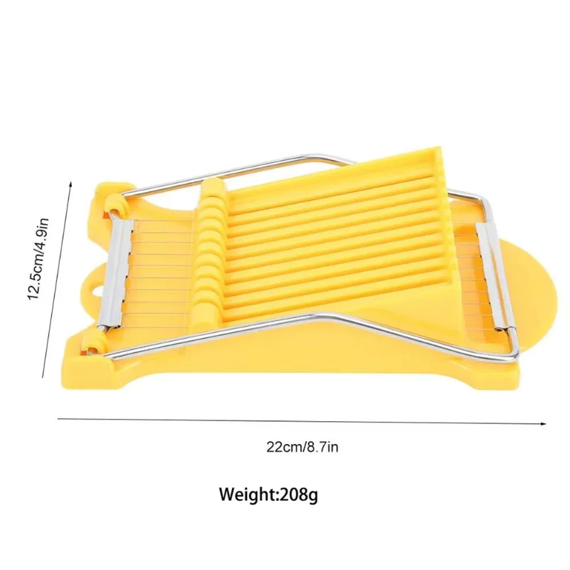 Luncheon Meat Egg Cutter Stainless Steel Multi Function Food Banana Cheese Strawberry Slicer Kitchen Gadget - view 6
