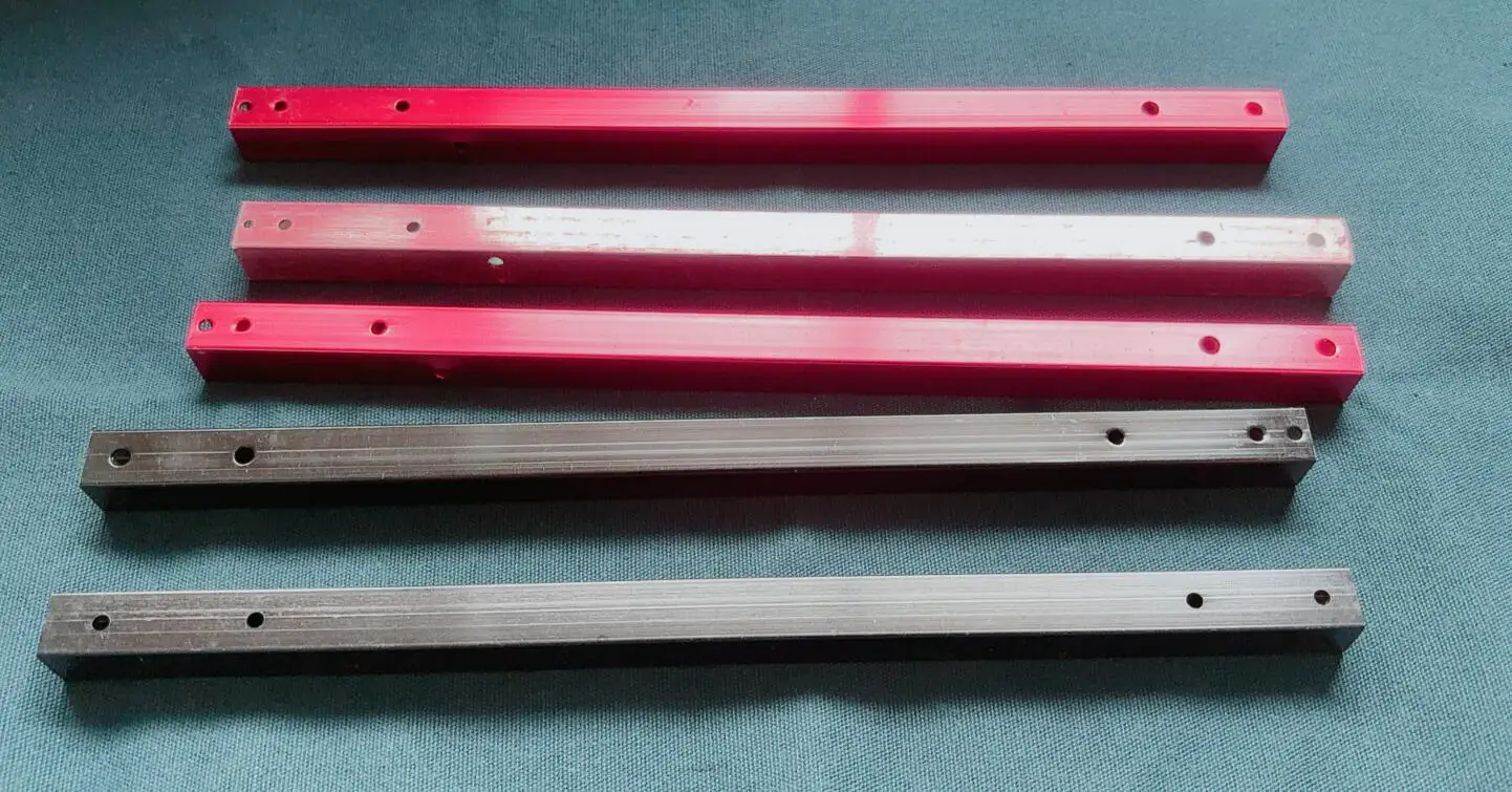 2-3pcs Aluminum Square Tube Strengthen Stem 12mmx12mmx250mm for RC car Quadcopter Multicopter arm frame DIY build