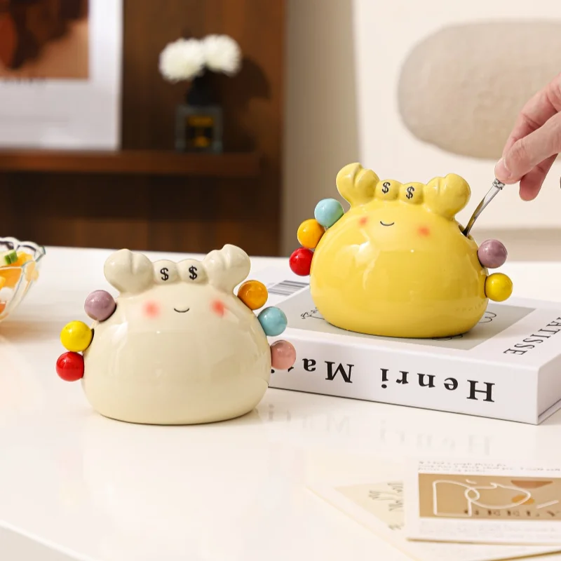 

Набор вилок для фруктов «Маленький краб», домашний креативный мультфильм и милая десертная вилка из нержавеющей стали, высококачественная банка для хранения, коробка для фруктовых вилок