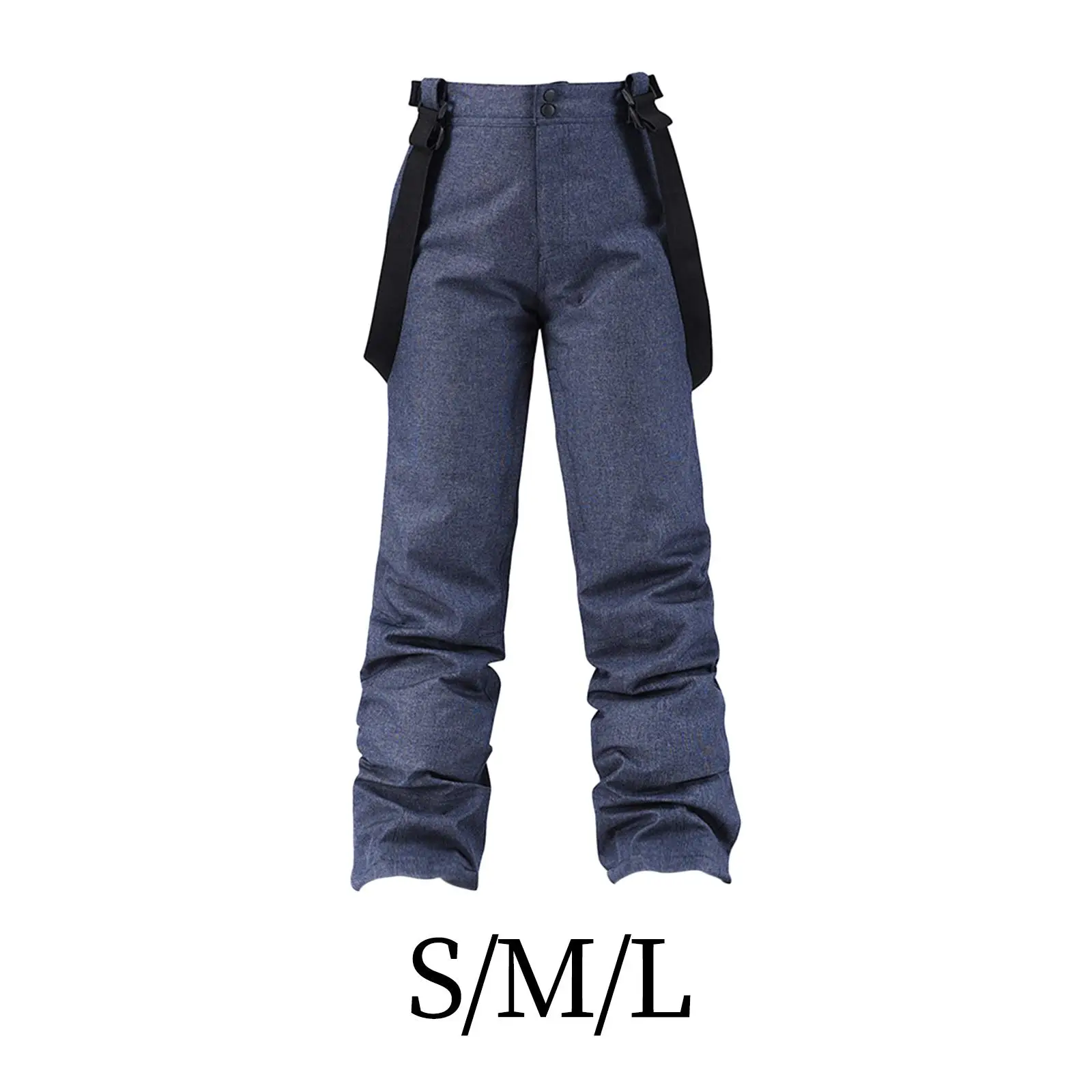 Ski Pants Snow Pants Insulated Warm Windproof Thickened Lightweight Ripstop for