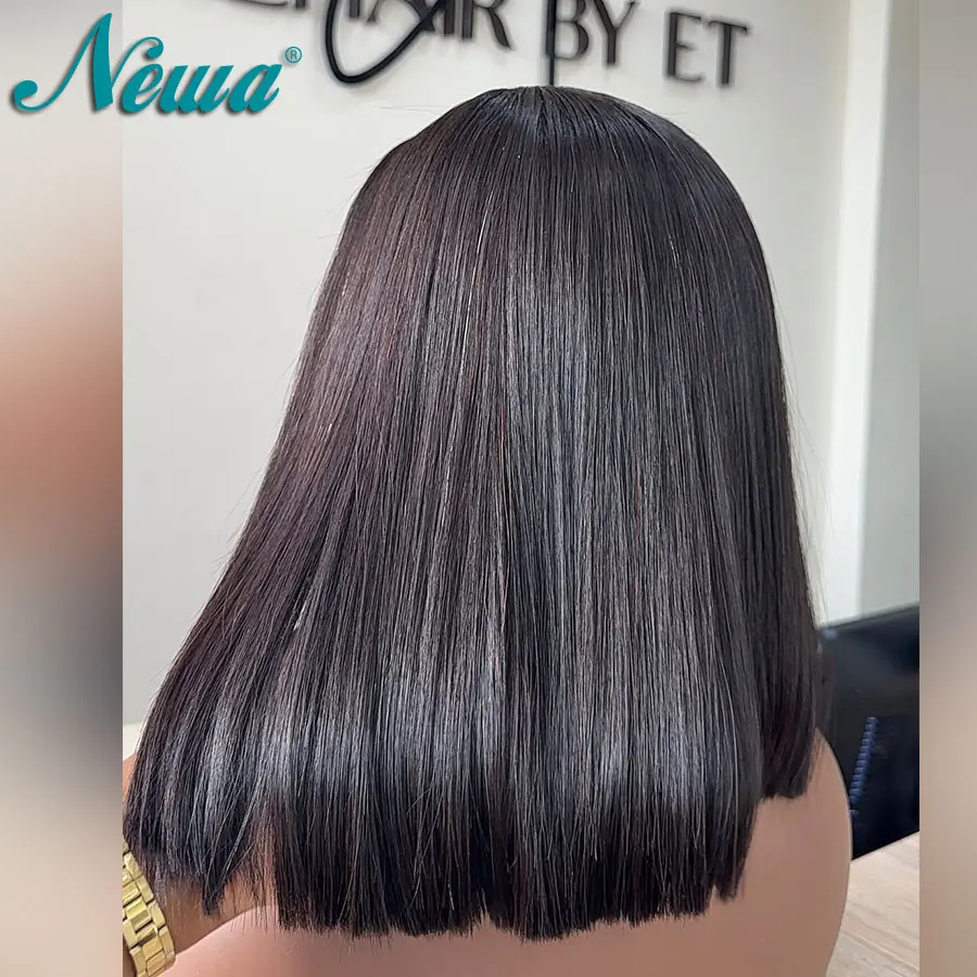 

Newa Hair 5x5/7x5 Short Bob Wigs Skinlike Real HD Lace Frontal Wig Pre Plucked Glueless Human Hair Wigs For Women HD Lace Wigs