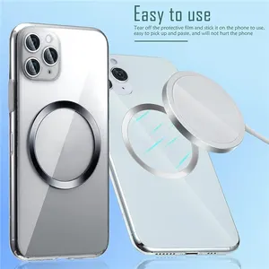 Anel de placa magnética para Magsafe, Etiqueta universal do metal, Folha do carregador sem fio, Suporte do carro do ímã, 10Pcs 9 principais vendas placa universal para split - №9