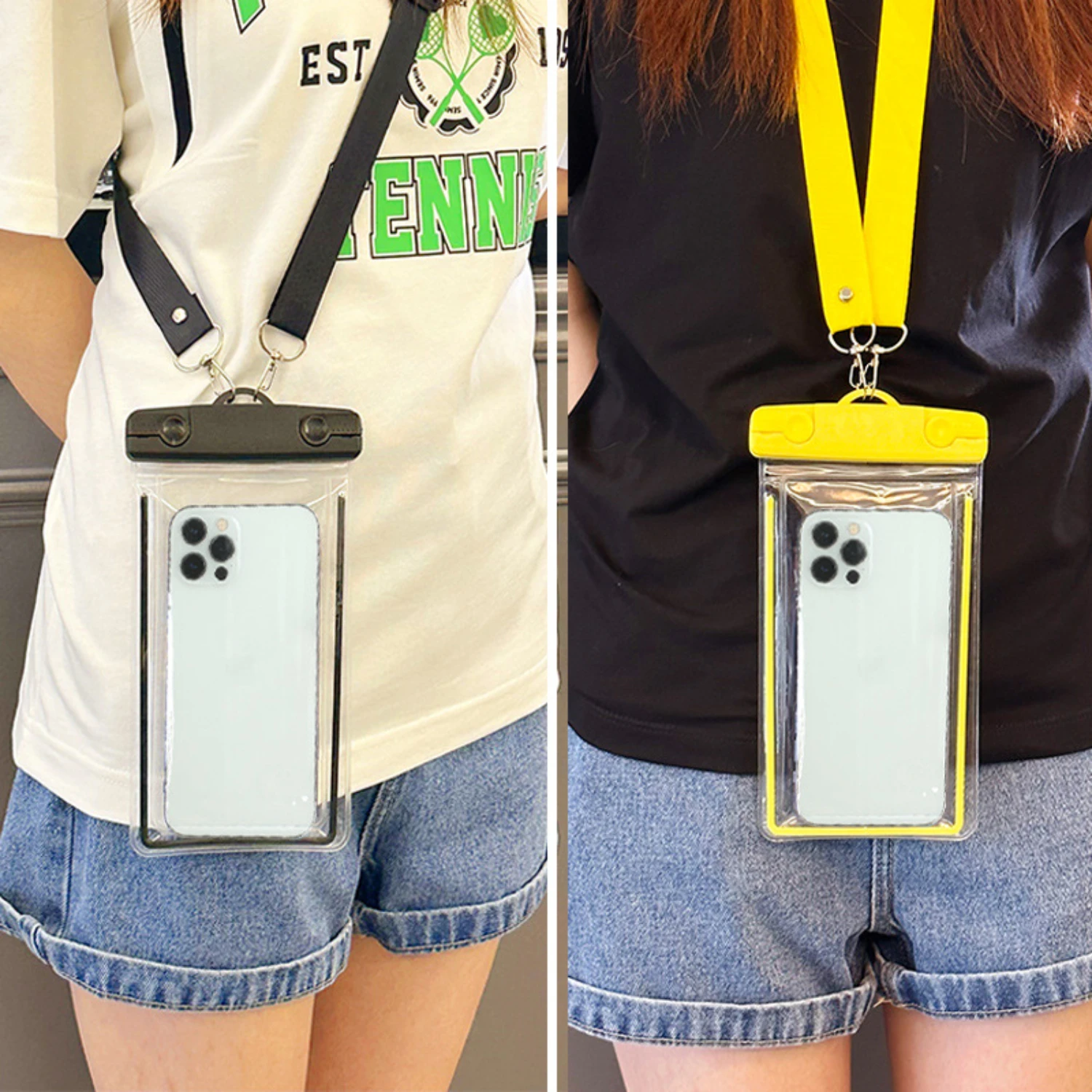 Summer Mobile Phone Waterproof Bag, Upgraded Version Can Be Used As A Shoulder Bag, Suitable For  14/13/12 And Other Phones With