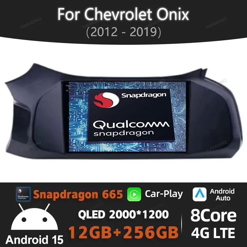

Android 15 Auto Carplay For Chevrolet Onix 2012 2013 - 2019 Car Radio Multimedia Stereo Video Player NAVI GPS 4G WIFI Head Unit