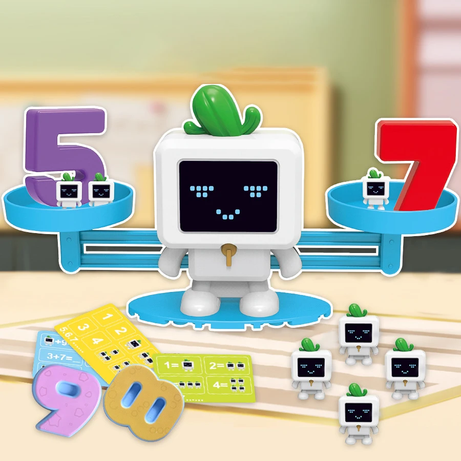 Kinderen Vroeg leren Puzzel Balans Wiskundespellen Studenten Rekenen Desktopspellen Jong optellen en aftrekken Leren speelgoed